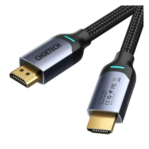 Choetech 8K HDMI to HDMI Nylon Braided Cable 2m – Black (XHH01)