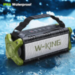 W-KING D8 Mini 30W Portable Speaker Green