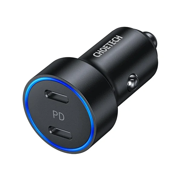 Choetech 36W Dual Type-C Car Charger C0054