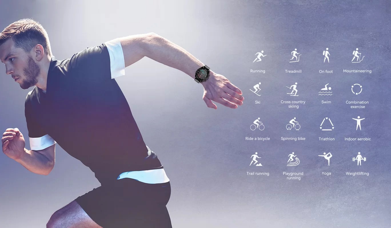HiFuture Go Pro Stainless Steel Black Smart Watch 4