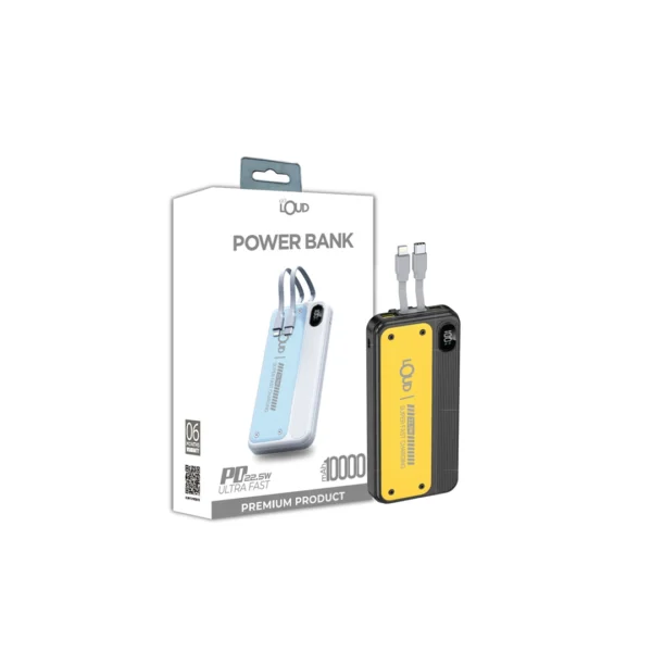 PD Power Bank | Slim & Smart Power Bank | High Quality Original 10000mAh Power Bank With 22.5W Superfast Charge Power Bank | Type C Input- Dual Output (Type C & USB) | Light Weight Power Bank | Loud PB380 Power Bank
