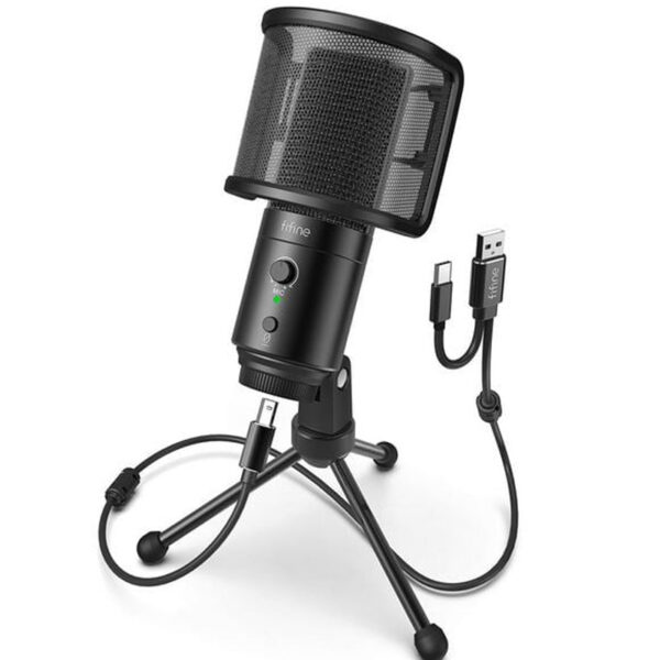 buy-fifine-k683a-usb-desktop-pc-microphone-with-pop-filter-for-computer-and-mac-in-pakistan-at-red-cube-labs