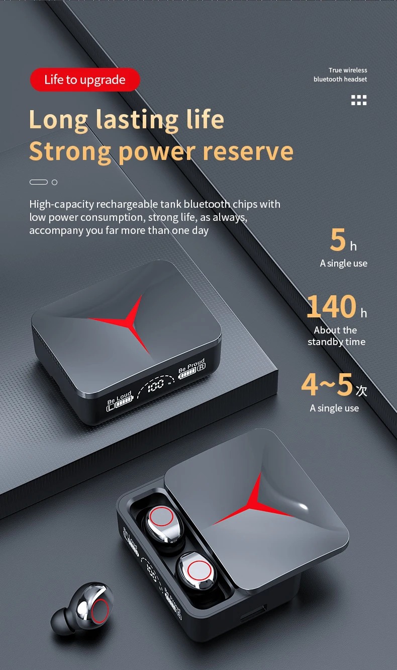 Buy M90 PRO TWS Wireless Headphones in Pakistan 04
