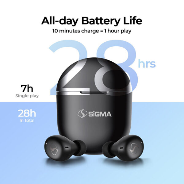 Sigma Wireless Earbuds Wave T1 TWS