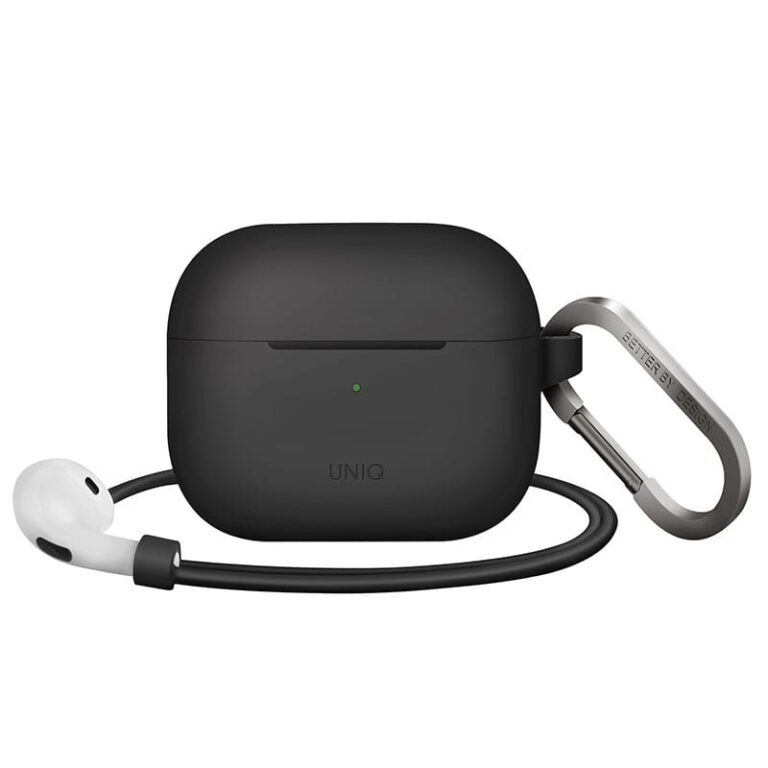 Buy-UNIQ-VENCER-AirPods-3rd-Gen-Silicon-Hang-Case-Charcoal-Dark-Grey-in-Pakistan-at-Red-Cube-Labs-1