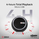 Sigma Loudy Portable Speaker WPS-01 (Single) 1