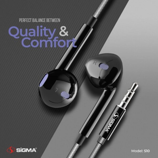 Sigma Quality Stereo Earphones S10 1