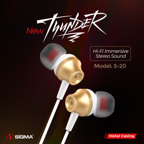 Sigma Thunder Earphones S20 1
