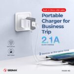 Sigma Travel Charger 4G - Micro 2