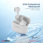 Sigma Wireless Earbuds Wave t4 TWS 3