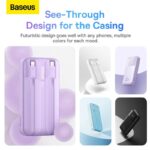 Baseus Comet Series Dual-Cable Digital Display Fast Charge Power Bank 20000mAh 22.5W 4