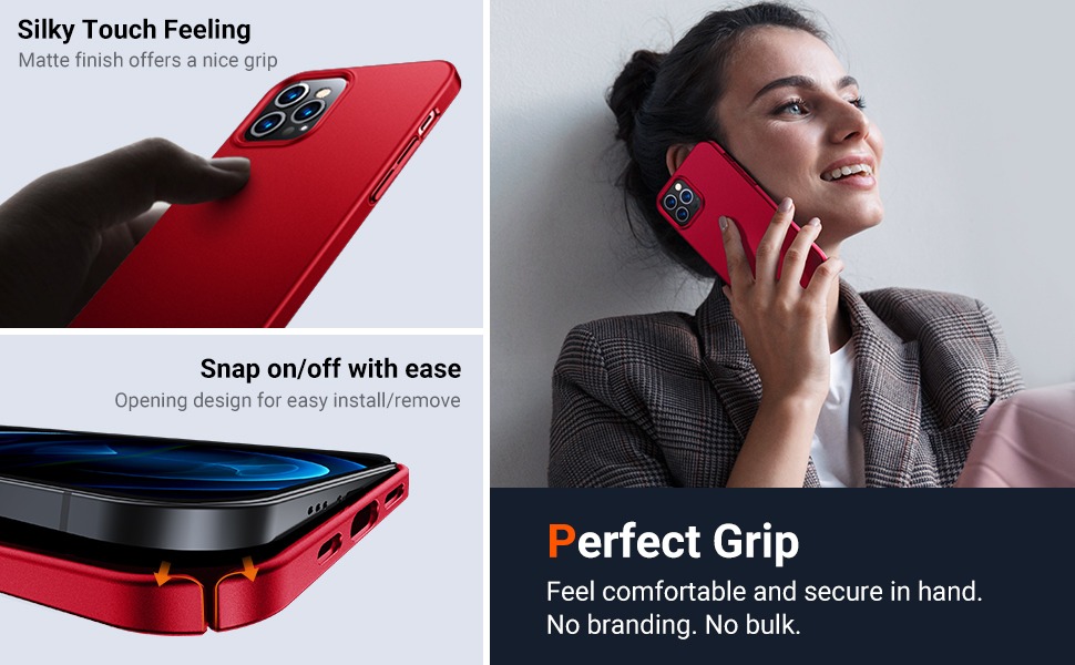Buy TORRAS Decency Series iPhone 12 Pro Max Red 4