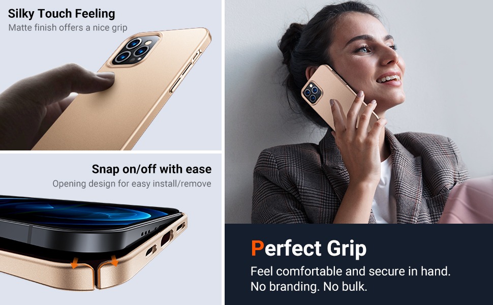 Buy TORRAS Decency Series iPhone 12,12 Pro Gold 4